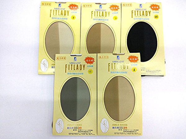 1010 MiracleAT Fitlady Ankle Socks (Sheer Support)